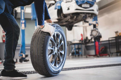 Équilibrage des roues par un garage professionnel